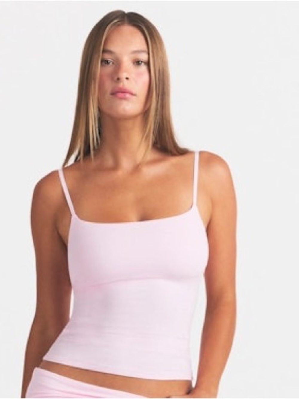 Skims cotton jersey cami  color cherry blossom